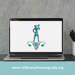 tell every amazing lady computer graphic